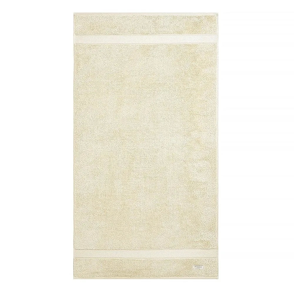 Toalha de Rosto Buddemeyer Luxus América Algodão Egípcio Bege 48cm x 90cm