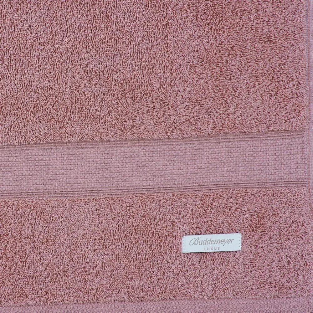 Toalha de Rosto Buddemeyer Luxus América Algodão Egípcio Rose 48cm x 90cm
