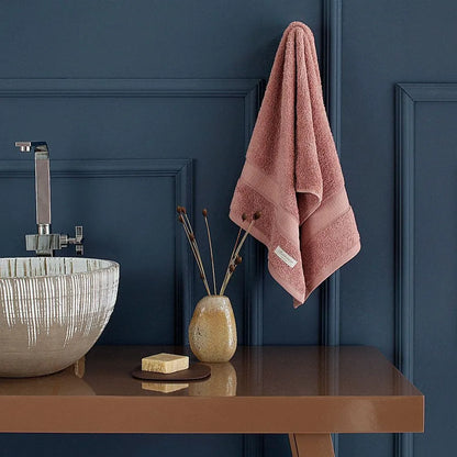 Toalha de Rosto Buddemeyer Luxus América Algodão Egípcio Rose 48cm x 90cm
