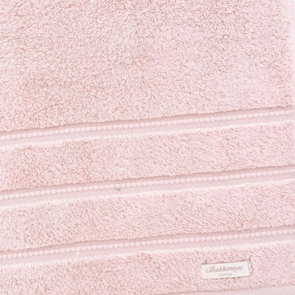 Toalha de Rosto Buddemeyer Luxus Baby Skin Air Rosa 48cm x 90cm