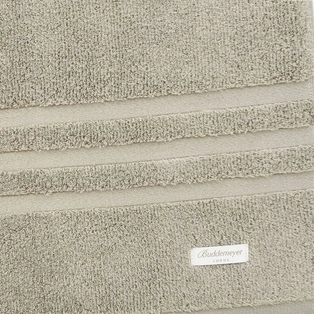 Toalha de Rosto Buddemeyer Luxus Hotel New York Dual Air Kaki 48x100cm