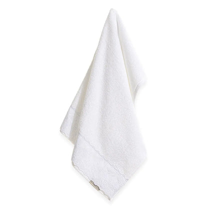 Toalha de Rosto Karsten Antônia Branco 100% Algodão 500g/m² 48cm x 80cm