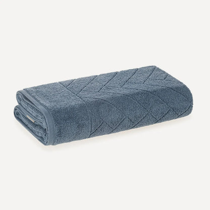 Toalha de Rosto Karsten Aspen Azul Sereno 100% Algodão 450g/m² 48cm x 80cm