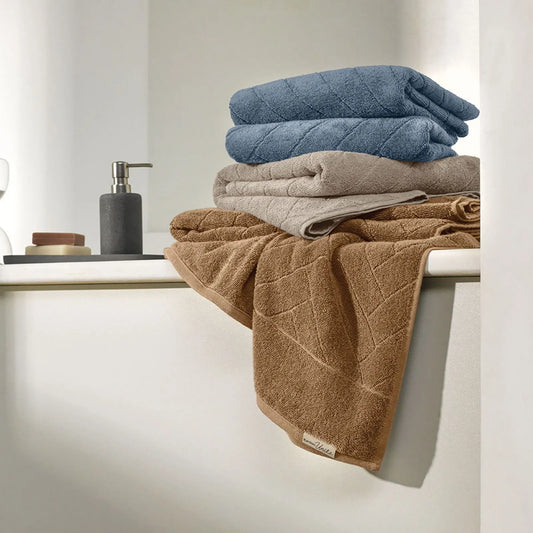 Toalha de Rosto Karsten Aspen Azul Sereno 100% Algodão 450g/m² 48cm x 80cm