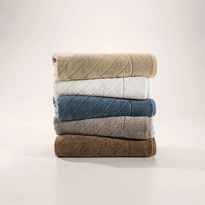 Toalha de Rosto Karsten Aspen Castanho (Frapê) 100% Algodão 450g/m² 48cm x 80cm