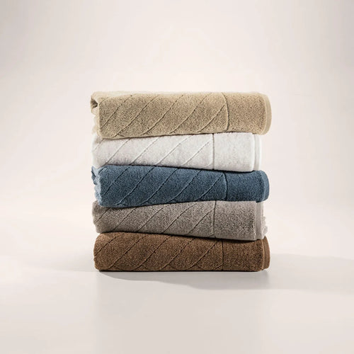 Toalha de Rosto Karsten Aspen Castanho (Frapê) 100% Algodão 450g/m² 48cm x 80cm