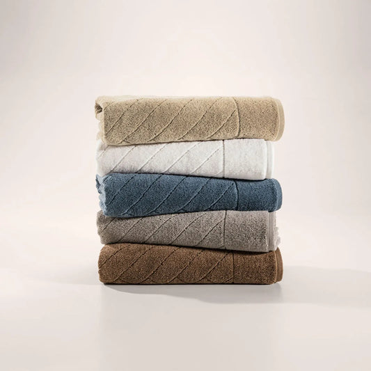 Toalha de Rosto Karsten Aspen Castanho (Frapê) 100% Algodão 450g/m² 48cm x 80cm