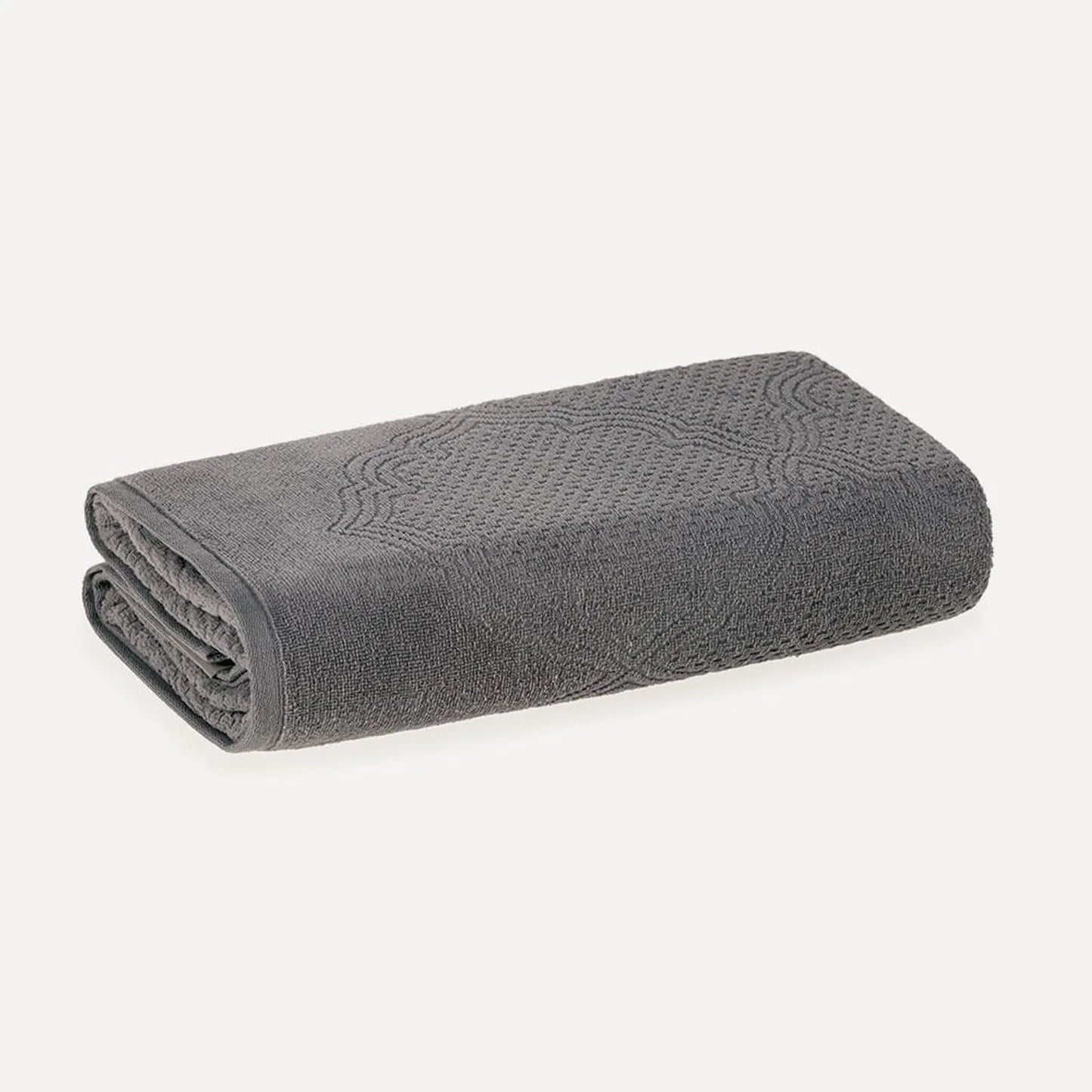 Toalha de Rosto Karsten Galbe Cinza 100% Algodão 440g/m² 48cm x 70cm