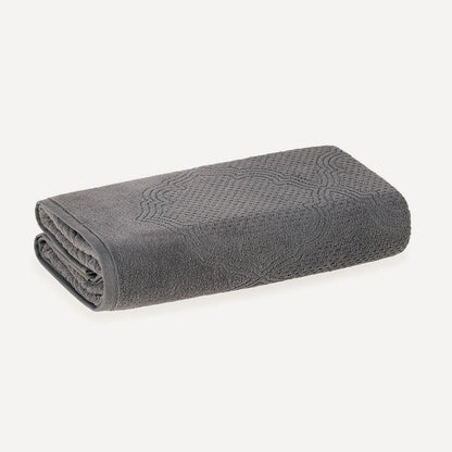 Toalha de Rosto Karsten Galbe Cinza 100% Algodão 440g/m² 48cm x 70cm