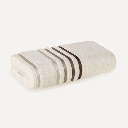 Toalha de Rosto Karsten Lumina Bege 100% Algodão 500g/m² 48cm x 80cm