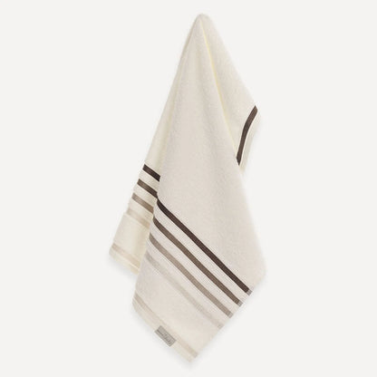 Toalha de Rosto Karsten Lumina Bege 100% Algodão 500g/m² 48cm x 80cm
