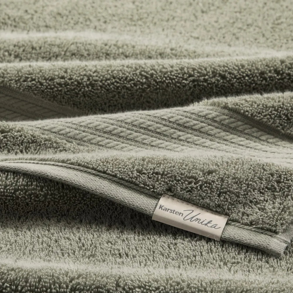 Toalha de Rosto Karsten Magna Verde 100% Algodão 500g/m² 48cm x 80cm