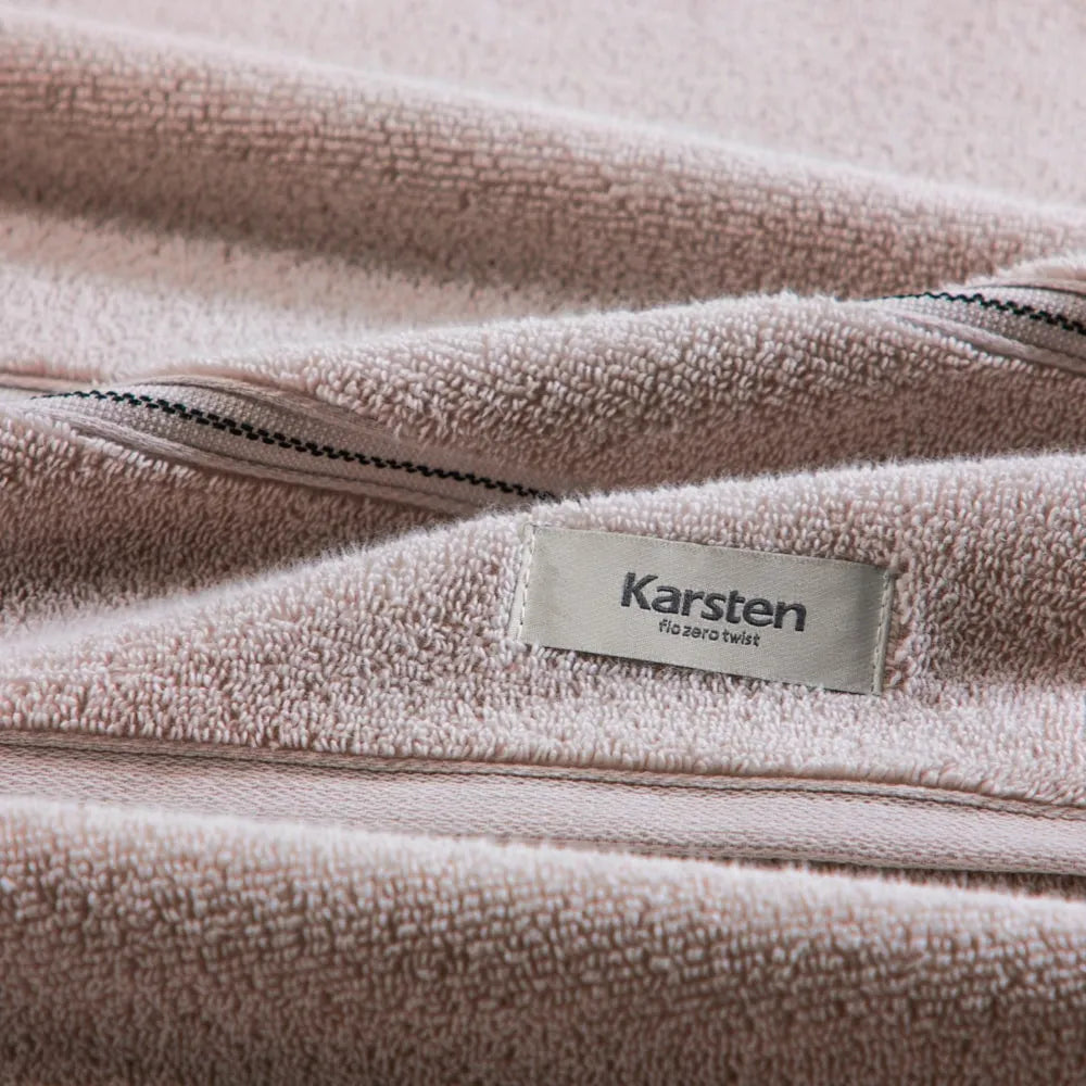 Toalha de Rosto Karsten Plaza Rosa 100% Algodão 500g/m² 48cm x 80cm
