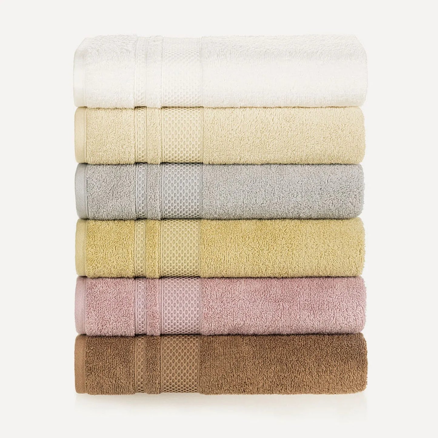 Toalha de Rosto Karsten Yves Olho de Tigre 100% Algodão Fio Penteado 450g/m² 48cm x 80cm