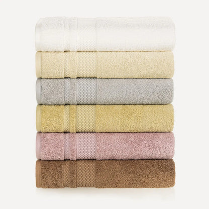 Toalha de Rosto Karsten Yves Rosa Pétala 100% Algodão Fio Penteado 450g/m² 48cm x 80cm