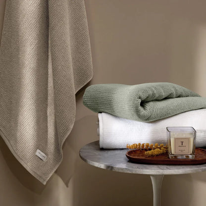 Toalha de Rosto Trussardi Belluno 100% Algodão Gelo 48x80cm