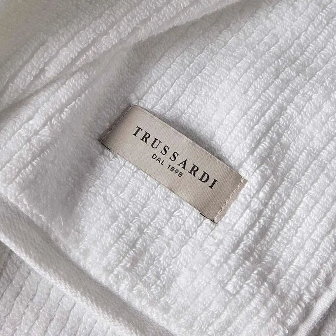 Toalha de Rosto Trussardi Belluno 100% Algodão Gelo 48x80cm