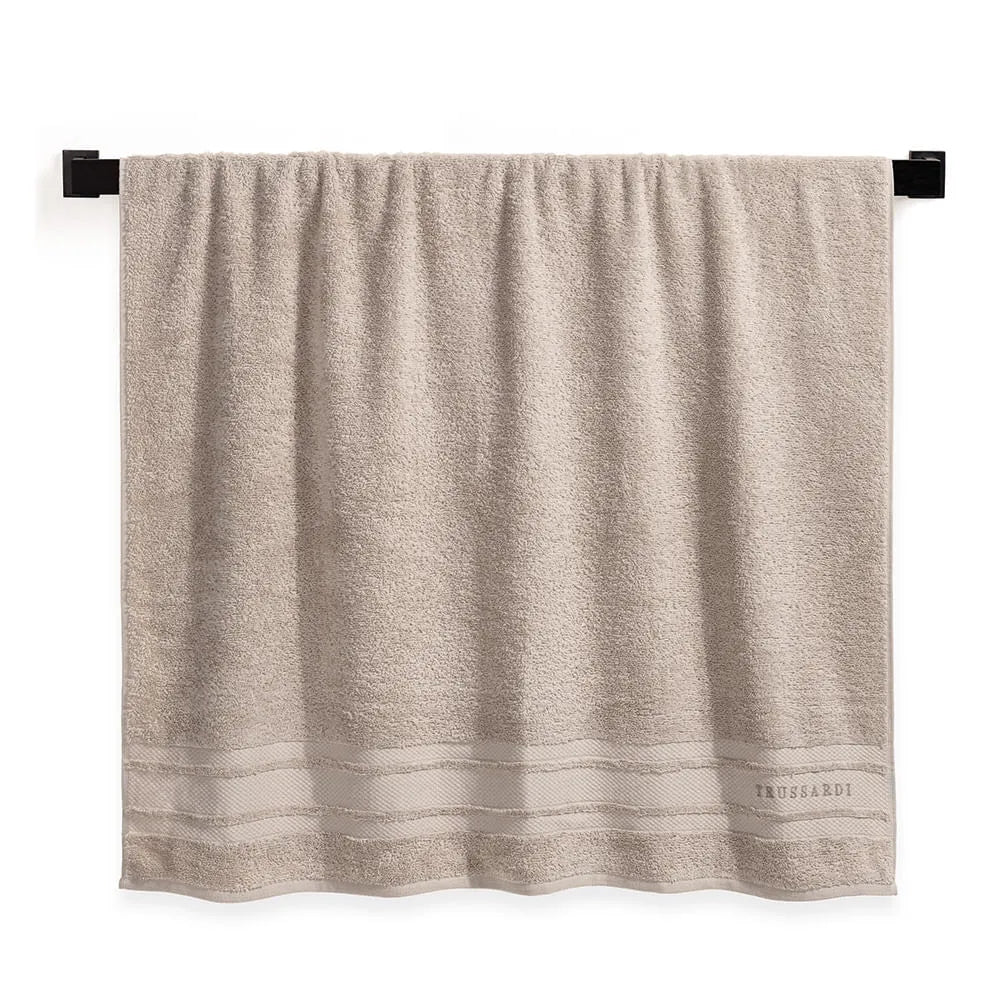 Toalha de Rosto Trussardi Lecce 100% Algodão Nocciola 48x80cm