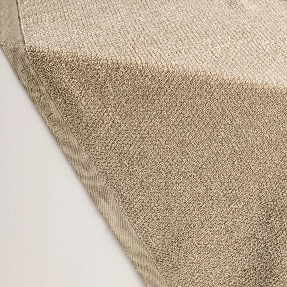 Toalha de Rosto Trussardi Maggiore 100% Algodão Bege Mocaccino 48x90cm