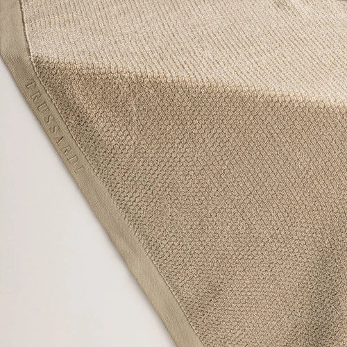 Toalha de Rosto Trussardi Maggiore 100% Algodão Bege Mocaccino 48x90cm