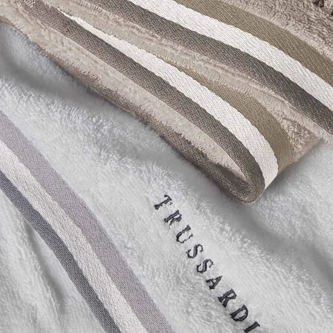 Toalha de Rosto Trussardi Montello 100% Algodão Branco 48x90cm