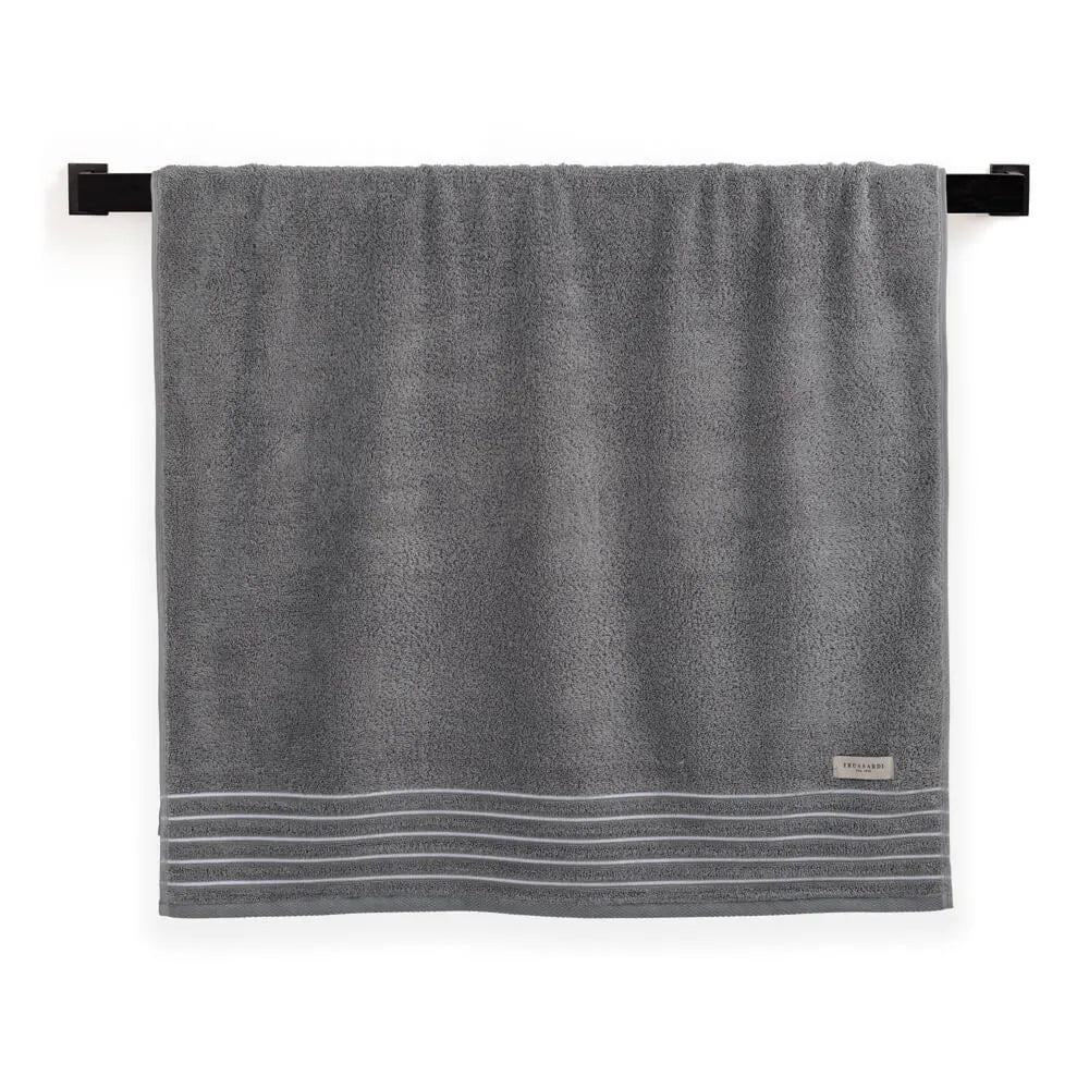 Toalha de Rosto Trussardi Palladio Cinza – 48 x 80cm