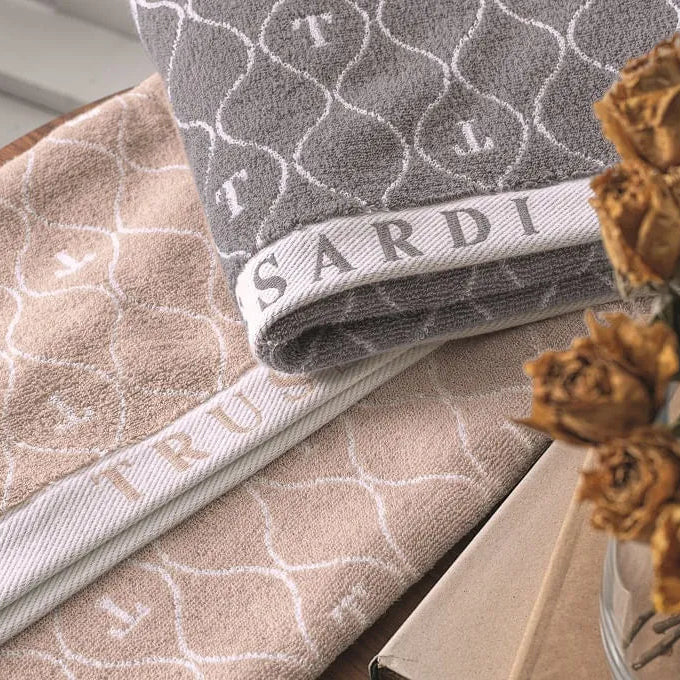 Toalha de Rosto Trussardi Speciale Cinza 48x90cm
