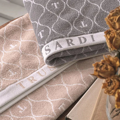 Toalha de Rosto Trussardi Speciale Cinza 48x90cm