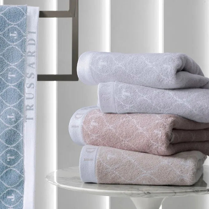 Toalha de Rosto Trussardi Speciale Cinza 48x90cm