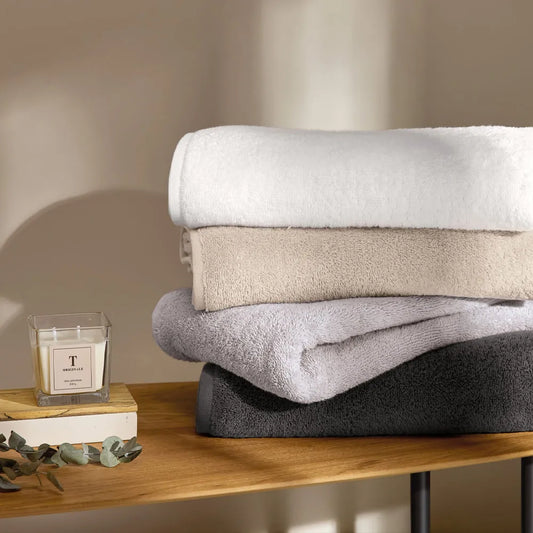 Toalha de Visita Trussardi Fontani Branco