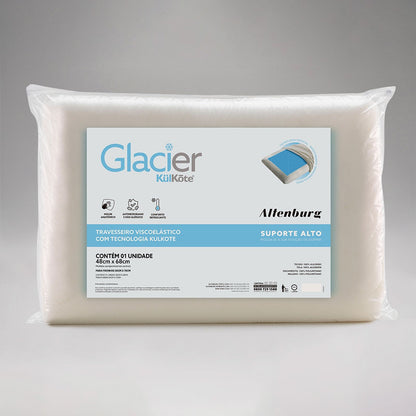Travesseiro Glacier Altenburg 48x68xm Suporte Alto