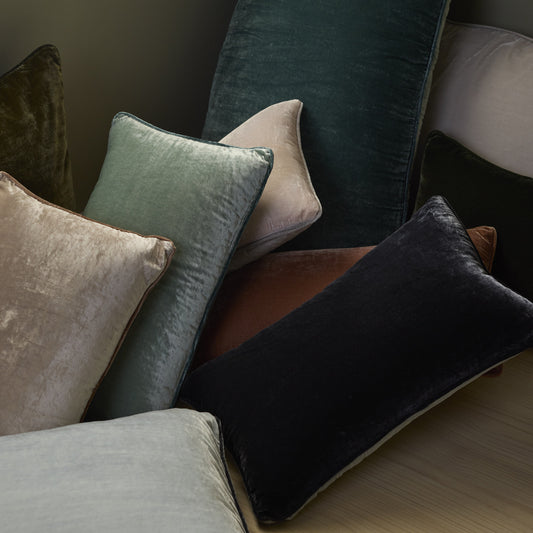 Almofada Rinzeira Buddemeyer Luxus Vellure Verde 30x50cm