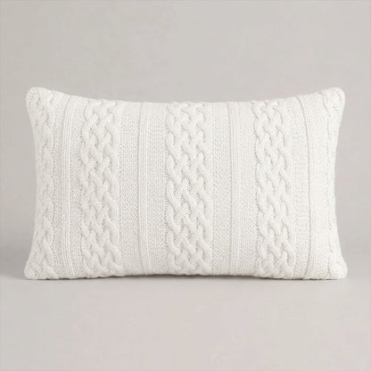 Almofada Tricot Buddemeyer Luxus Castello Marfim 50x90cm 100% Algodão
