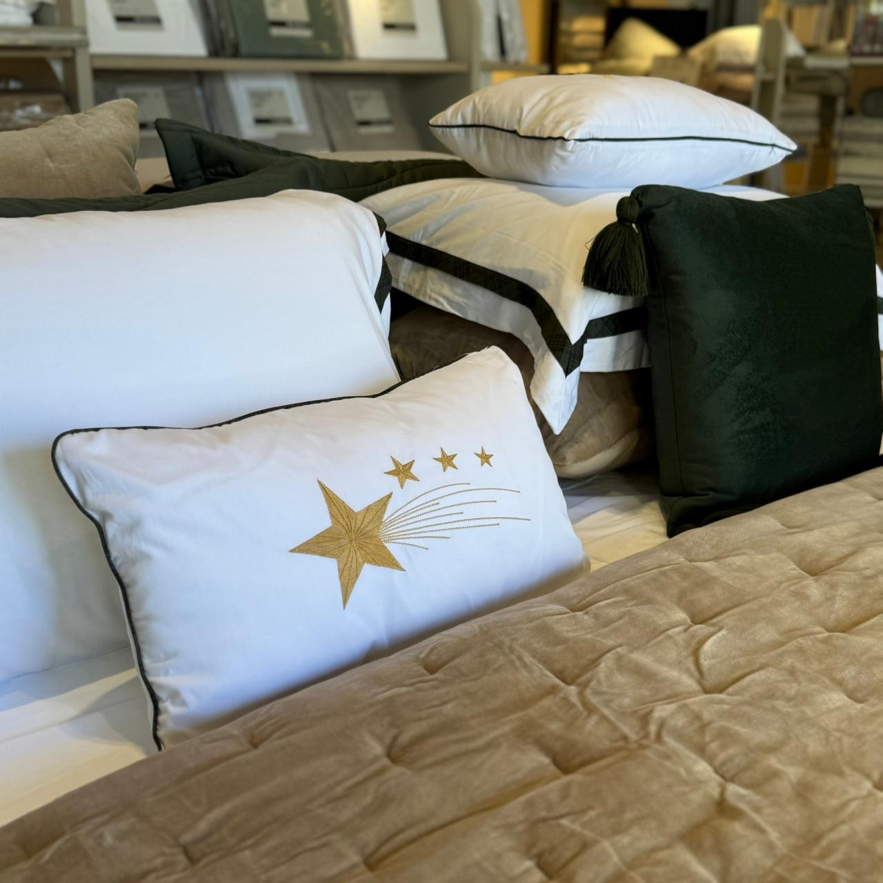 Almofada Trussardi Celebrazione 30x50cm Branco