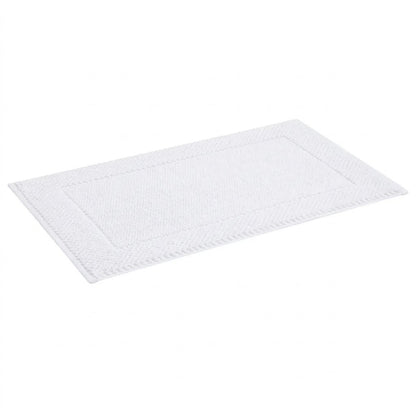 Toalha de Piso Buddemeyer Luxus Premium Branco 48cm x 85cm 100% Algodão Egípcio 1100 g/m²