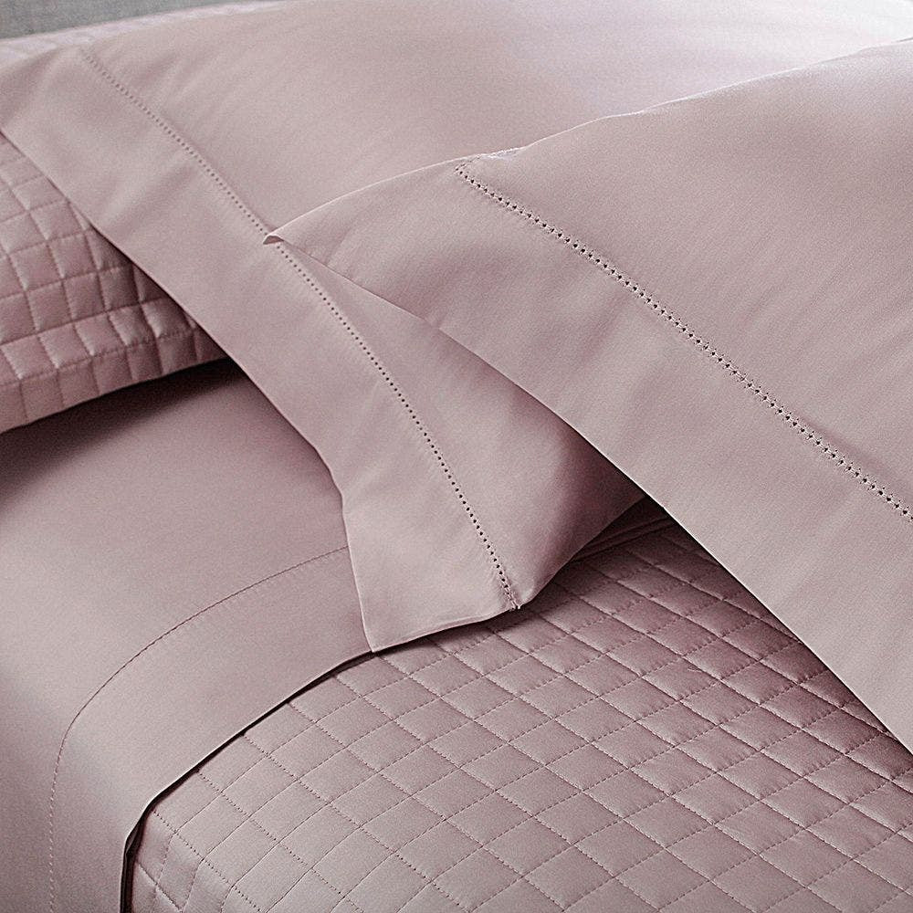 Kit Colcha Queen New Colors Micromatelassê 270 Fios Rosa 2.60x2.50cm