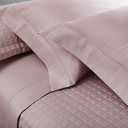 Kit Colcha Queen New Colors Micromatelassê 270 Fios Rosa 2.60x2.50cm