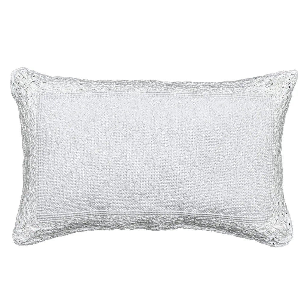 Capa de Almofada Naturalle Artesanal Bragança 100% Algodão Jacquard 35x60cm