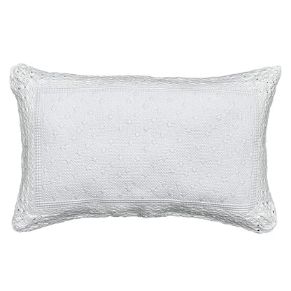 Capa de Almofada Naturalle Artesanal Bragança 100% Algodão Jacquard 35x60cm