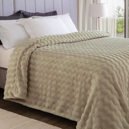 Cobertor Jolitex Lili Katz King Fiamma Caqui 2,20m x 2,40m – 500g/m²