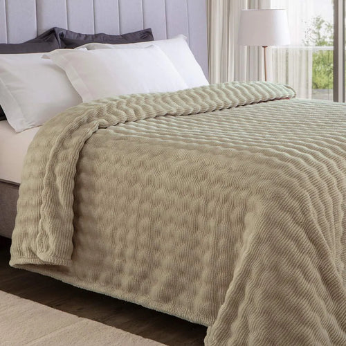 Cobertor Jolitex Lili Katz King Fiamma Caqui 2,20m x 2,40m – 500g/m²