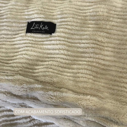 Cobertor Jolitex Lili Katz King Fiamma Caqui 2,20m x 2,40m – 500g/m²