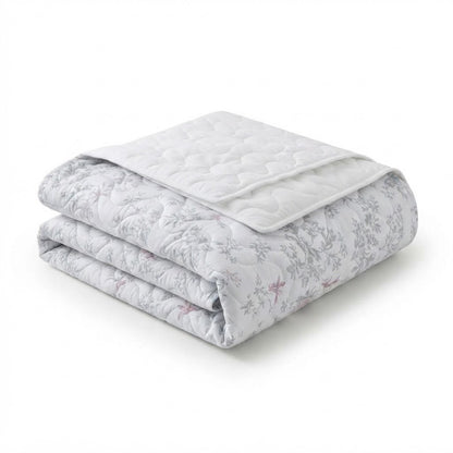 Kit Colcha Naturalle Casal Voo das Borboletas 100% Algodão 2,20x2,50m