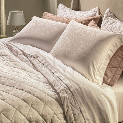 Jogo de Colcha Elisa 290 x 260cm King Est Bege