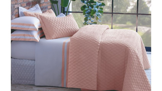 Jogo de Cama Solteiro King Double Rosa 200 fios 100% Algodão Naturalle