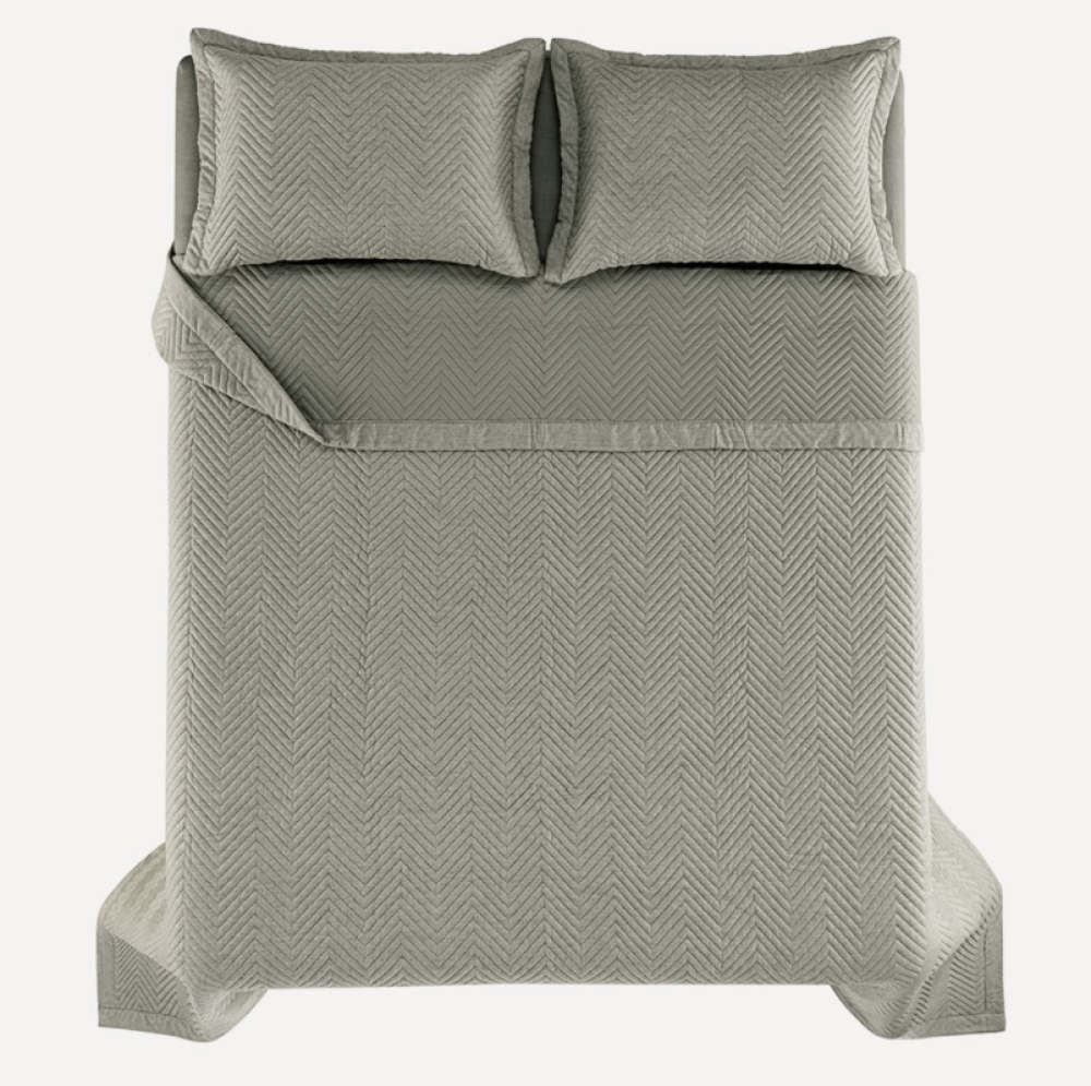 Jogo de Colcha Karsten Arturo Concreto King 2,90x2,60m