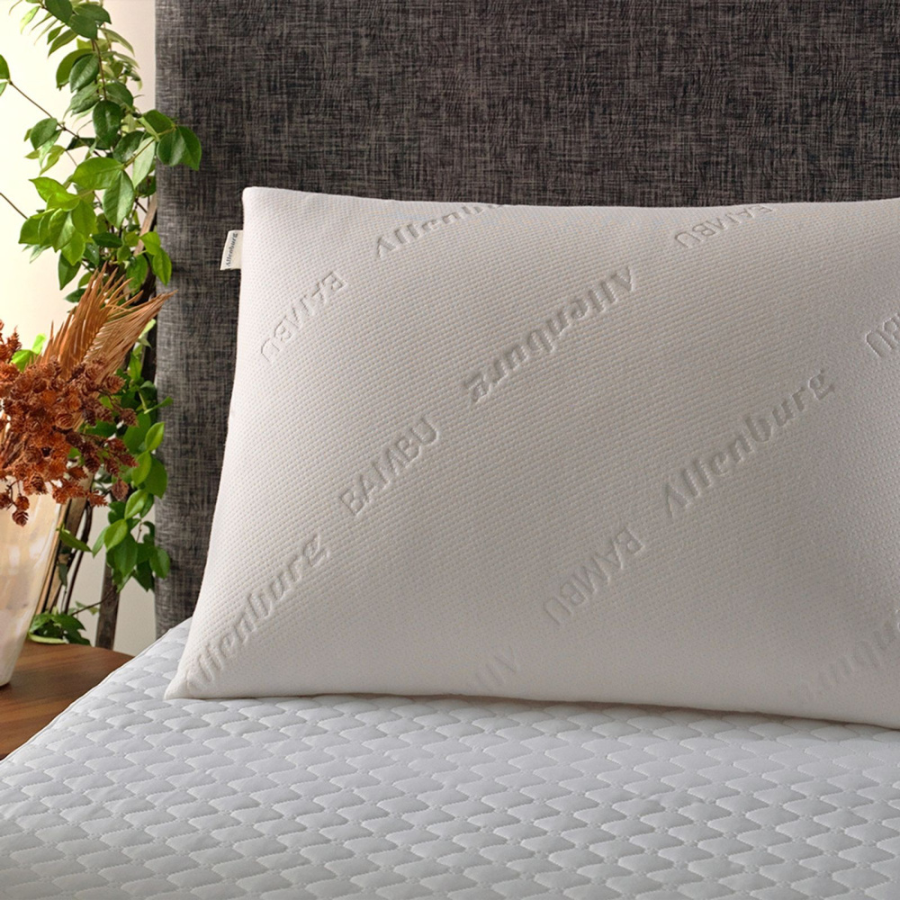 Travesseiro Altenburg Confort Latex Bambu 48x68cm Cor Branco