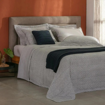 Jogo de Cama Buddemeyer Percalle Boston 180 Fios 100% Algodão Super King Cor Bege