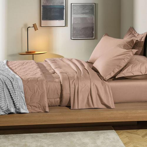 Jogo de Cama Karsten Tom 3 Peças 180 x 250cm Solteiro Rosa