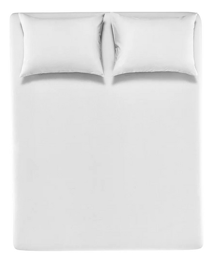 Jogo de Cama Karsten Matiza 3 Peças 100% Algodão King Branco